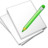 Documents white edit Icon